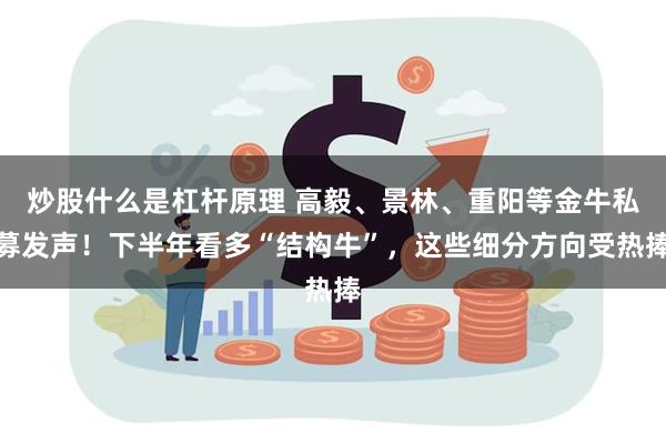 炒股什么是杠杆原理 高毅、景林、重阳等金牛私募发声！下半年看多“结构牛”，这些细分方向受热捧